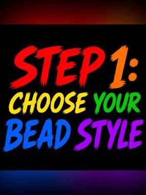 🌈STEP 1: CHOOSE YOUR BEAD STYLE festival rave kandi kids jewelry bundle kit